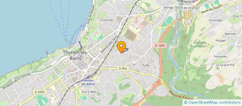 localisation de l'entreprise MONSIEUR UGUR KARTAL à THONON-LES-BAINS