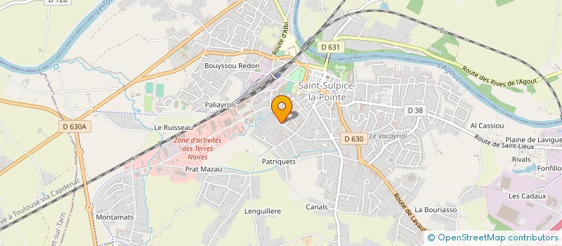 localisation de l'entreprise MONSIEUR UGUR KAYMAZ  SAINT-SULPICE-LA-POINTE