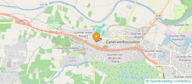 localisation de l'entreprise MONSIEUR UGUR TANC  CANET-EN-ROUSSILLON