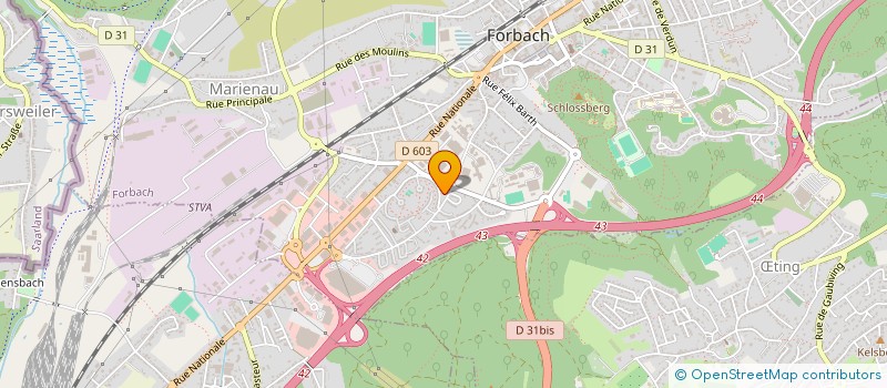 localisation de l'entreprise MONSIEUR UGUR TIP  FORBACH