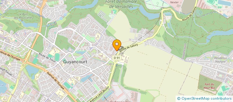 localisation de l'entreprise MONSIEUR UGYEN TENZIN  GUYANCOURT