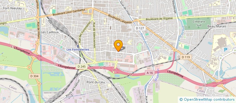 localisation de l'entreprise MONSIEUR UJAS SHAH  CALAIS