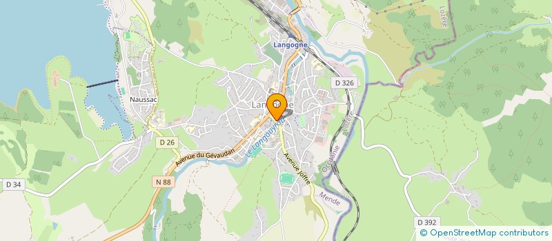 localisation de l'entreprise MONSIEUR UL HASSAN AMAD  LANGOGNE