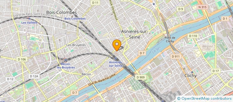 localisation de l'entreprise MONSIEUR ULAS BAKIR  ASNIERES-SUR-SEINE