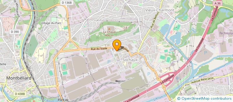 localisation de l'entreprise MONSIEUR ULAS GUCLU  SOCHAUX