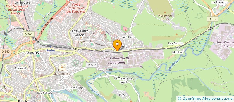 localisation de l'entreprise MONSIEUR ULAS HARC  ONET-LE-CHATEAU