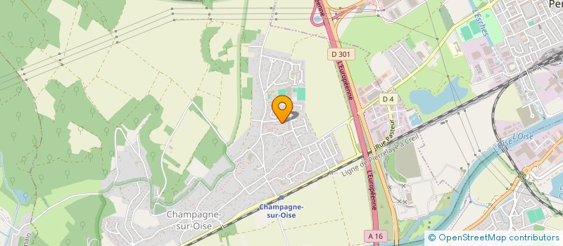 localisation de l'entreprise MONSIEUR ULAS KAYA  CHAMPAGNE-SUR-OISE