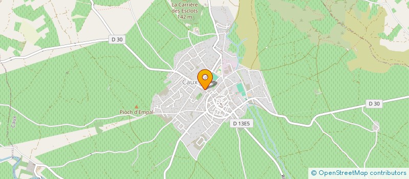 localisation de l'entreprise MONSIEUR ULF LIDENGREN  CAUX