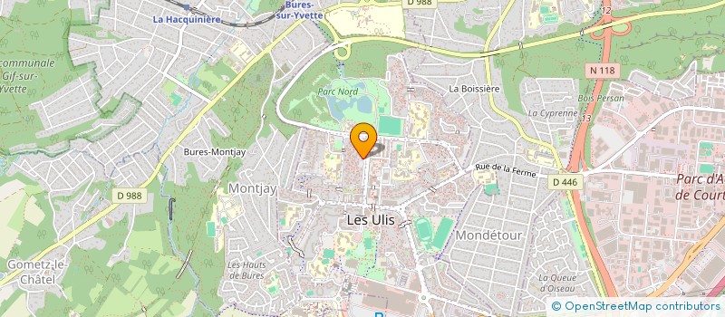 localisation de l'entreprise MONSIEUR ULIS KLAUS LES  LES ULIS