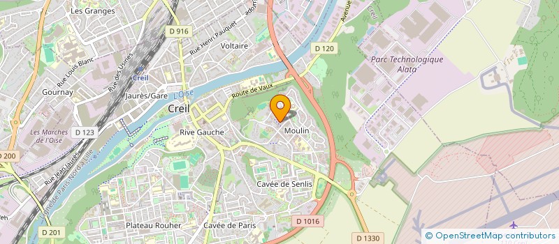 localisation de l'entreprise MONSIEUR ULLAH IHSAN  CREIL