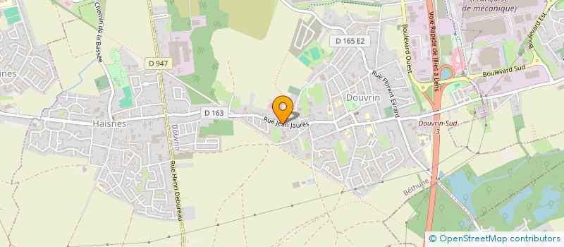 localisation de l'entreprise MONSIEUR ULRIC DEBAERT  DOUVRIN