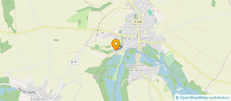 localisation de l'entreprise MONSIEUR ULRIC GAVILLON  BRAY-SUR-SOMME