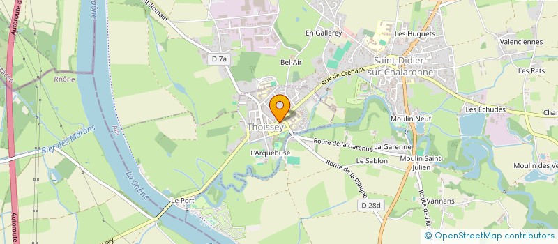 localisation de l'entreprise MONSIEUR ULRIC HENRIET  THOISSEY