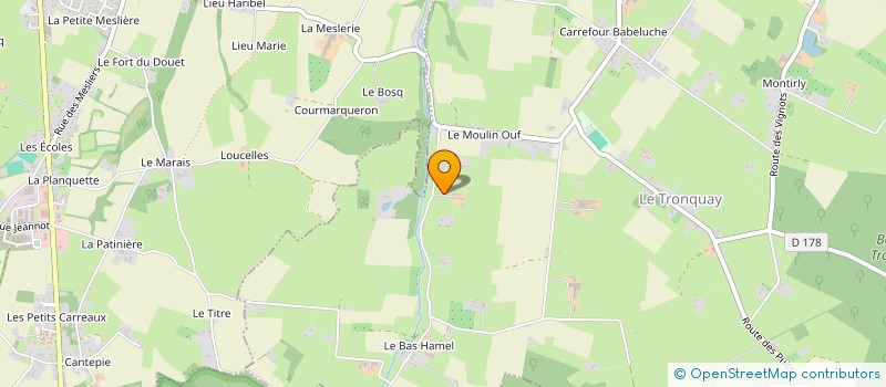 localisation de l'entreprise MONSIEUR ULRIC OLIVIER  LE TRONQUAY