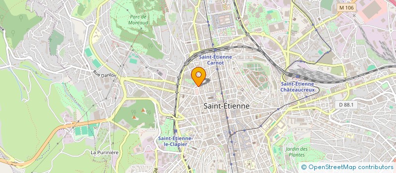 localisation de l'entreprise MONSIEUR ULRIC STAHL à SAINT-ETIENNE
