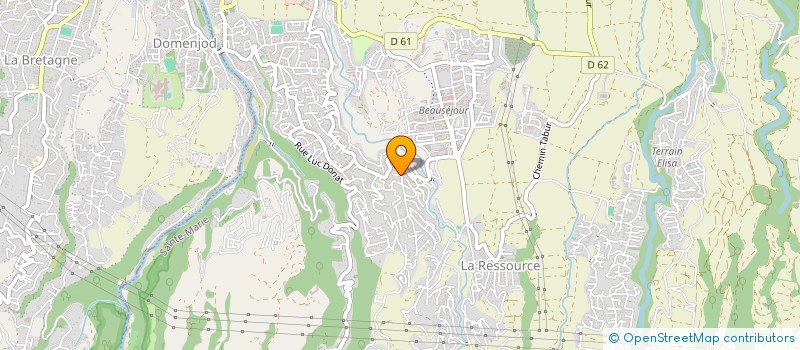 localisation de l'entreprise MONSIEUR ULRIC THIW-THIONG  SAINTE MARIE