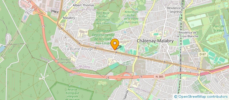 localisation de l'entreprise MONSIEUR ULRIC THOMAS DOROL  CHATENAY-MALABRY