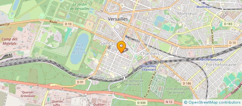 localisation de l'entreprise MONSIEUR ULRICE AYEN  VERSAILLES