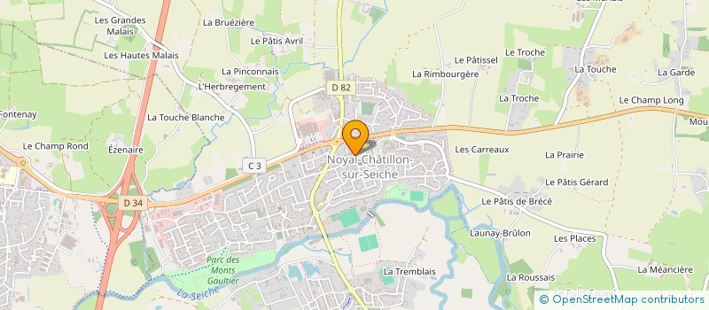 localisation de l'entreprise MONSIEUR ULRICH ALAZOUM  NOYAL-CHATILLON-SUR-SEICHE