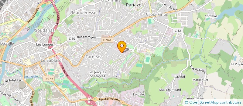 localisation de l'entreprise MONSIEUR ULRICH ANDRE à PANAZOL