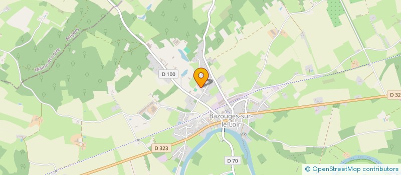 localisation de l'entreprise MONSIEUR ULRICH BASLY  BAZOUGES CRE SUR LOIR