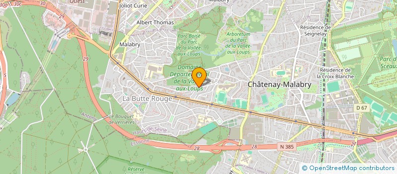 localisation de l'entreprise MONSIEUR ULRICH DAMOUR  CHATENAY-MALABRY