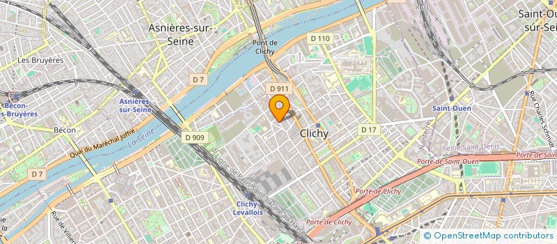 localisation de l'entreprise MONSIEUR ULRICH DUMONT à CLICHY