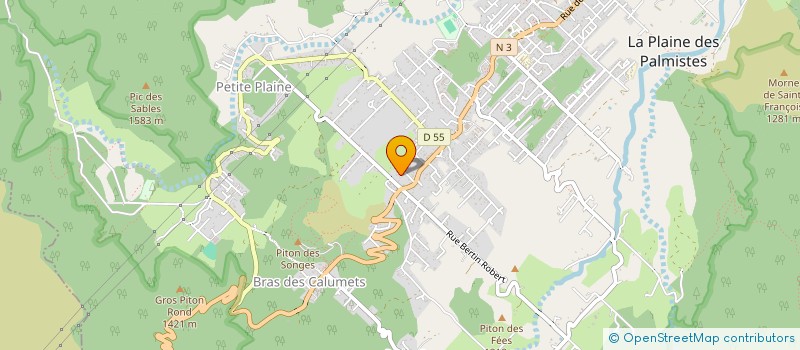 localisation de l'entreprise MONSIEUR ULRICH FANTANO  LA PLAINE-DES-PALMISTES