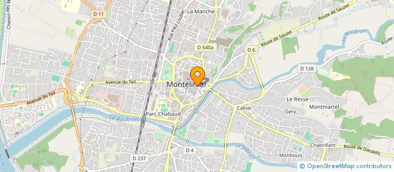 localisation de l'entreprise MONSIEUR ULRICH FOTSING  MONTELIMAR