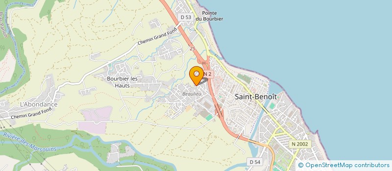 localisation de l'entreprise MONSIEUR ULRICH FRANCOMME  SAINT-BENOIT