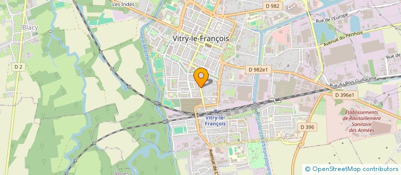 localisation de l'entreprise MONSIEUR ULRICH GIARDINI  VITRY-LE-FRANCOIS