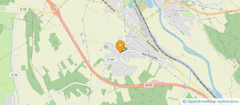 localisation de l'entreprise MONSIEUR ULRICH KOUASSI  VINCEY