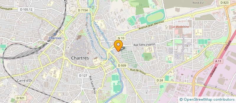localisation de l'entreprise MONSIEUR ULRICH LOMATA à CHARTRES