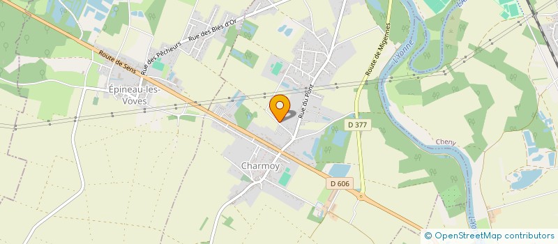 localisation de l'entreprise MONSIEUR ULRICH LUDWIG  CHARMOY