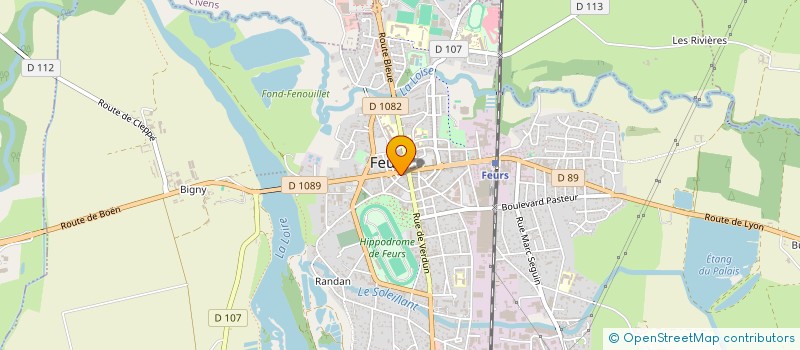 localisation de l'entreprise MONSIEUR ULRICH OBINDY  FEURS