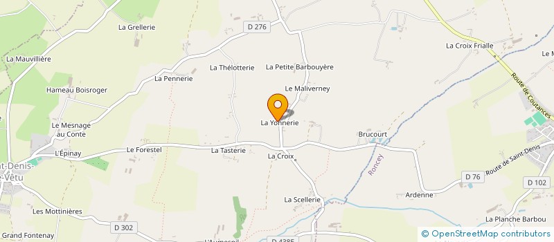 localisation de l'entreprise MONSIEUR ULRICH ROQUAIN à SAINT-DENIS-LE-VETU