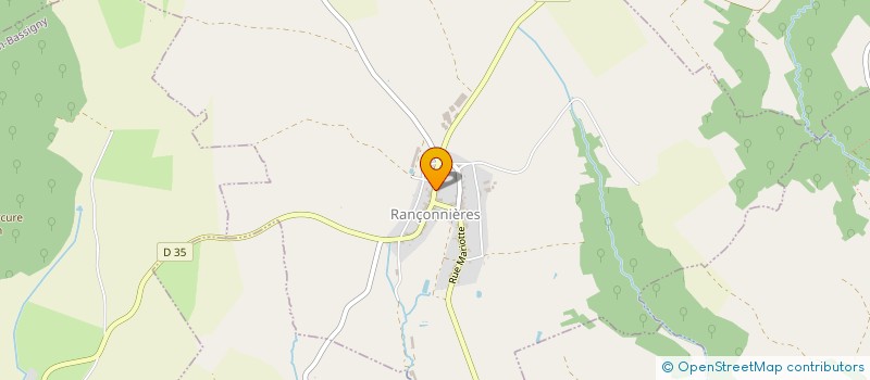 localisation de l'entreprise MONSIEUR ULRICH SAUVAGE  RANCONNIERES