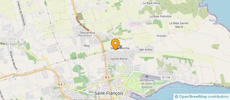 localisation de l'entreprise MONSIEUR ULRICH SELLIN  SAINT-FRANCOIS