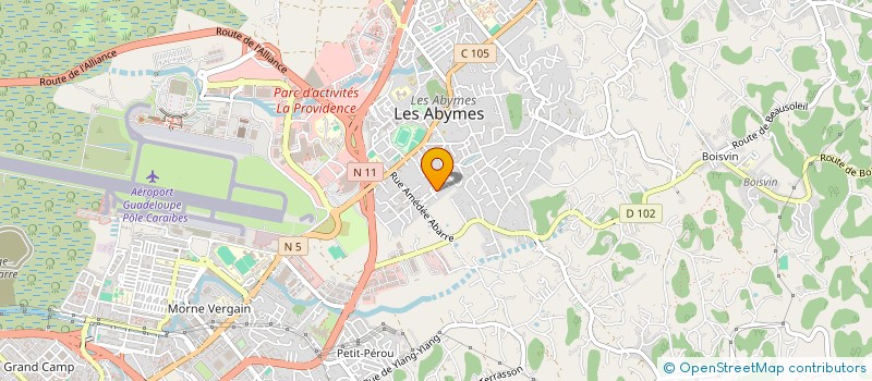 localisation de l'entreprise MONSIEUR ULRICH TEMPLIER à LES ABYMES