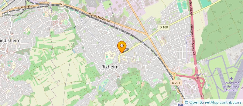 localisation de l'entreprise MONSIEUR ULRICH VILLAIN  RIXHEIM