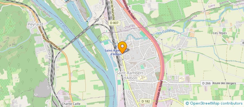 localisation de l'entreprise MONSIEUR ULRICH YAHOUEDEOU  SAINT-RAMBERT-D'ALBON