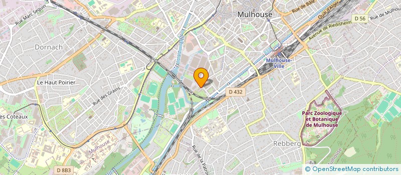 localisation de l'entreprise MONSIEUR ULRICK BROUHAN  MULHOUSE