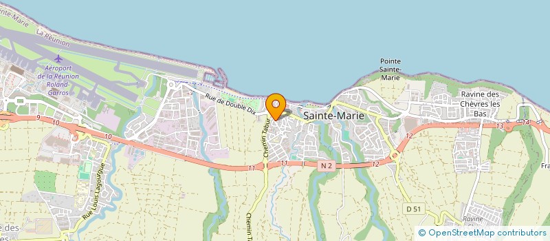 localisation de l'entreprise MONSIEUR ULRICK FARLAE SIMISSIEL  SAINTE-MARIE