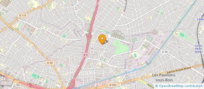 localisation de l'entreprise MONSIEUR ULRICK MEDOUARD  BONDY