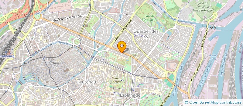 localisation de l'entreprise MONSIEUR ULRICK NICOLAS  STRASBOURG