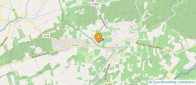 localisation de l'entreprise MONSIEUR ULRICK ORGEVAL  TAULIGNAN