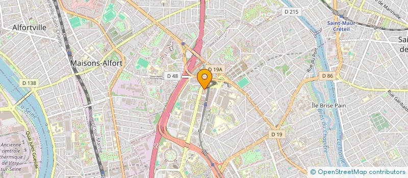 localisation de l'entreprise MONSIEUR ULRIK ADJI  CRETEIL