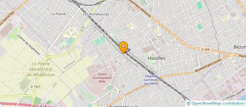localisation de l'entreprise MONSIEUR ULRIK OLSEN à HOUILLES
