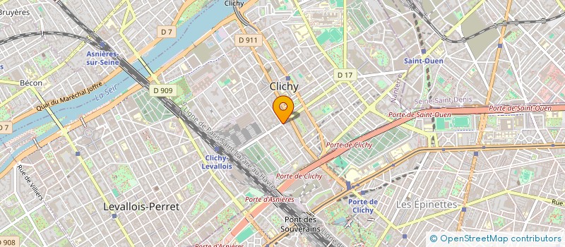 localisation de l'entreprise MONSIEUR ULYSE MORATIB LEFOUR  CLICHY