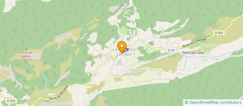localisation de l'entreprise MONSIEUR ULYSSE BENSOAM à LA PALUD-SUR-VERDON